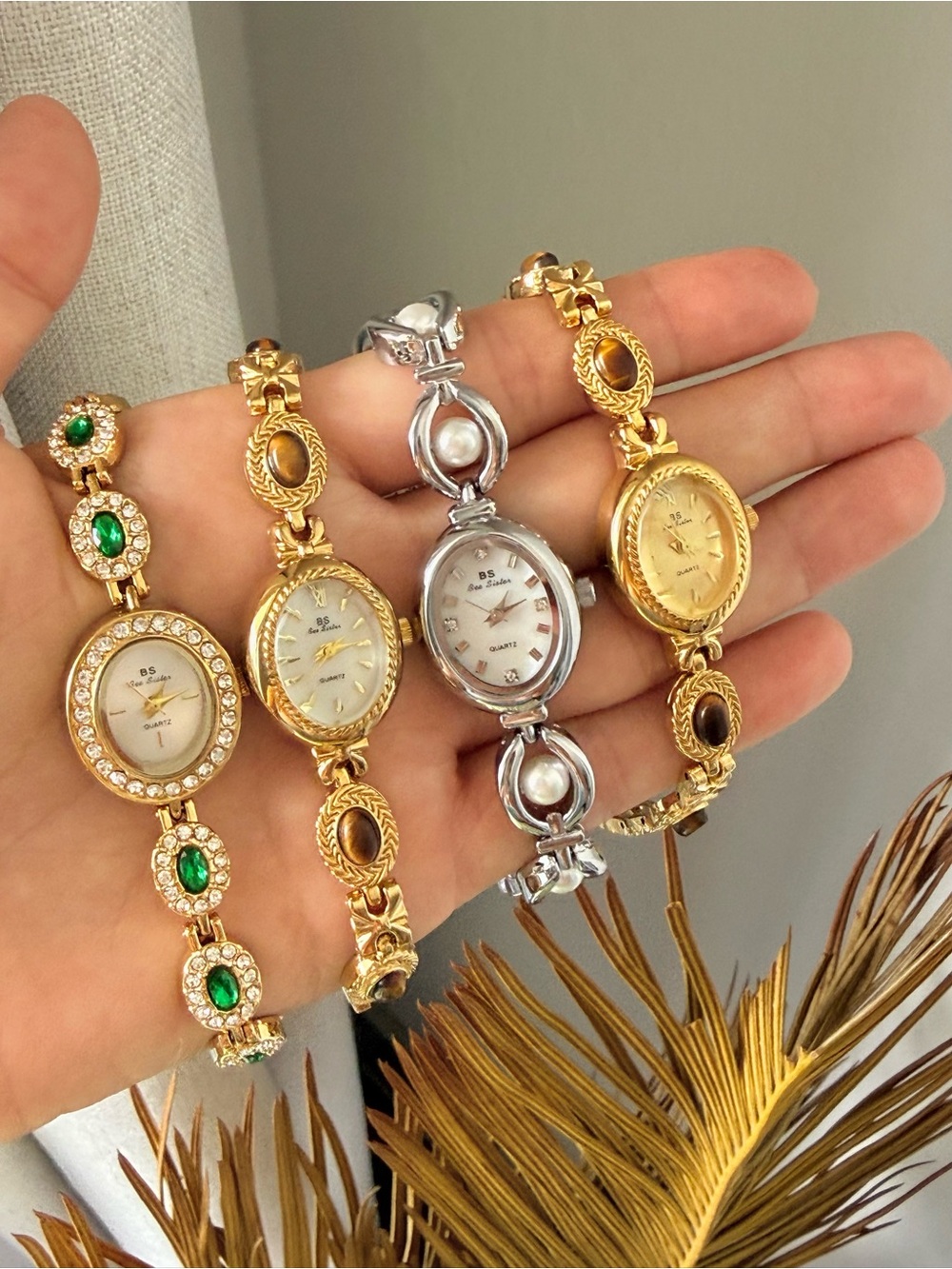 Dainty Vintage-Style Bracelet Watch